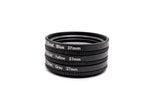 Farbfilter Set 37 mm 3 Stück mit Übergang Farbe Kit mit Clip Tasche in Schwarz | System-S