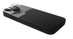 Makro Linse 30x Mikroskop Filter mit Hülle in Schwarz für iPhone 13 Mini | System-S