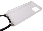 Schutzhülle aus Silikon mit Halsband in Transparent Hülle für iPhone 13 Mini | System-S