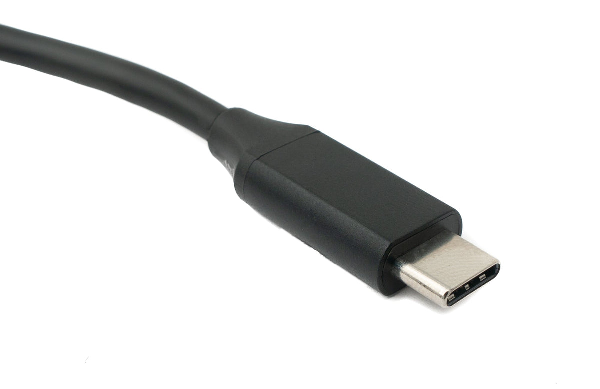 USB 3.1 Kabel 100 cm Typ C Stecker zu Stecker Winkel in Schwarz | System-S