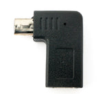 USB 3.1 Adapter Typ C Buchse zu 2.0 Micro B Stecker Winkel Links | System-S