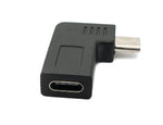 USB 3.1 Adapter Typ C Buchse zu 2.0 Micro B Stecker Winkel  - Rechts | System-S