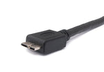 USB 3.0 Kabel 8 m Micro B Stecker zu Typ A Stecker in Schwarz | System-S