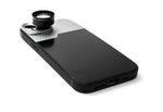 Zoom Linse 3x Tele Objektiv Filter mit Hülle in Schwarz für iPhone 13 | System-S
