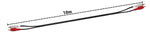 Cinch 2 RCA Kabel 10 m Stecker zu Stecker Stereo AV in Schwarz | System-S