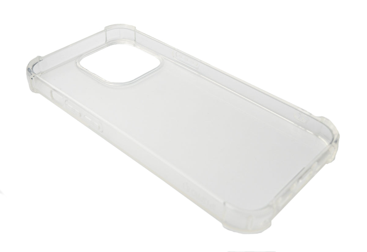 Schutzhülle aus Silikon in Weiß Transparent Hülle für iPhone 13 Pro Max | System-S