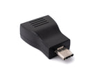 Audio USB Adapter 3,5 mm Klinke Buchse zu 3.1 Typ C Stecker AUX Kabel in Schwarz | System-S
