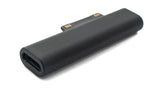 USB 3.1 Lade Adapter Typ C Stecker für Microsoft Surface magnetisch LED Schwarz | System-S