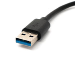 NVME Adapter M-key M.2 NGFF Buchse zu USB 3.0 Typ A SSD Kabel in Grau | System-S