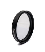 Makro Linse +4 Zoom Close Up Filter mit Clip in Schwarz | System-S