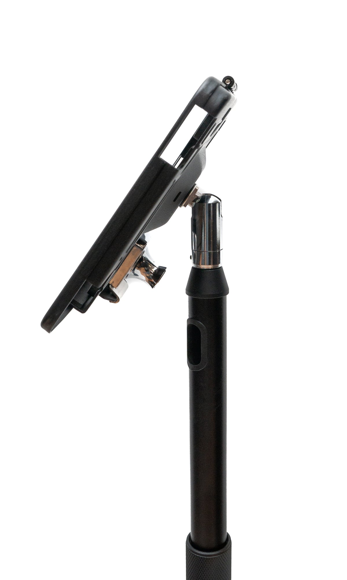 Boden Ständer 150cm 360° Halterung abschließbar für iPad Mini 6 (2021) in Schwarz | System-S