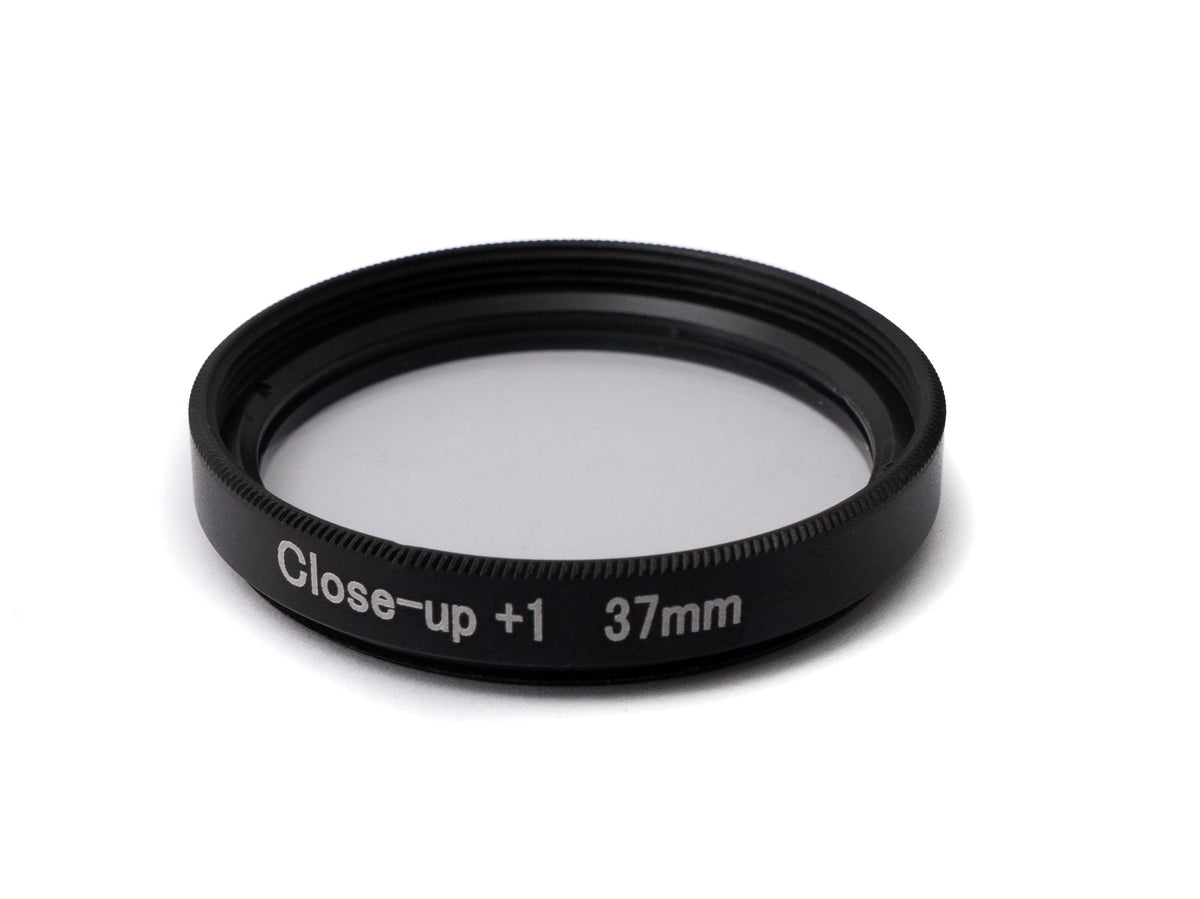 Makro Linse +1 Zoom Close Up Filter mit Clip in Schwarz | System-S