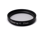 Makro Linse +1 Zoom Close Up Filter mit Clip in Schwarz | System-S