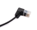 LAN Kabel 25 cm RJ45 8P8C STP Cat6 Stecker zu Stecker Winkel Schwarz | System-S