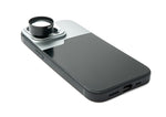 Zoom Linse 3x Tele Objektiv Filter mit Hülle in Schwarz für iPhone 13 Pro | System-S