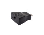 Audio USB Adapter 3,5 mm Klinke Buchse zu 3.1 Typ C Stecker AUX Kabel in Schwarz | System-S