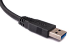 USB 3.0 Kabel 8 m Typ B Stecker zu Typ A Stecker in Schwarz | System-S