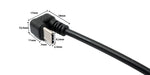 USB 3.1 U Turn 180° Kabel 30 cm Typ C Stecker zu 2.0 Mini Buchse Winkel Schwarz | System-S