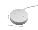 USB 2.0 Kabel 100 cm Ladestation für Honor Watch GS3 Smartwatch in Weiß | System-S