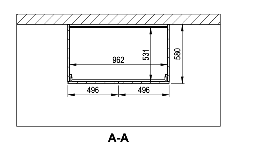 Unit-Z SmartLine Kleiderschrank - 100 cm