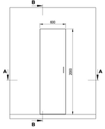 Unit-Z SlimSpace Systemschrank - 60 cm