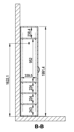 Unit-Z SlimSpace Systemschrank - 60 cm