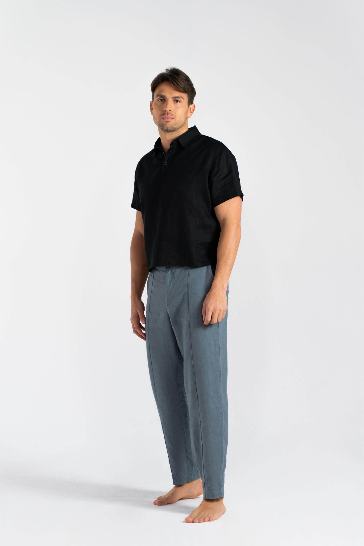 Linen Tie Shirt