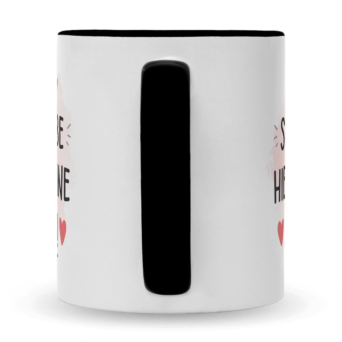Bedruckte Tasse mit Spruch Wird scheiße ohne dich