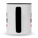Bedruckte Tasse mit Spruch Wird scheiße ohne dich