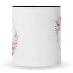 Bedruckte Tasse mit Spruch Rosenhochzeit