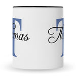 Bedruckte Tasse mit Initialen und Namen