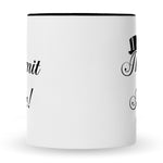 Bedruckte Tasse mit Spruch Mann mit Klasse