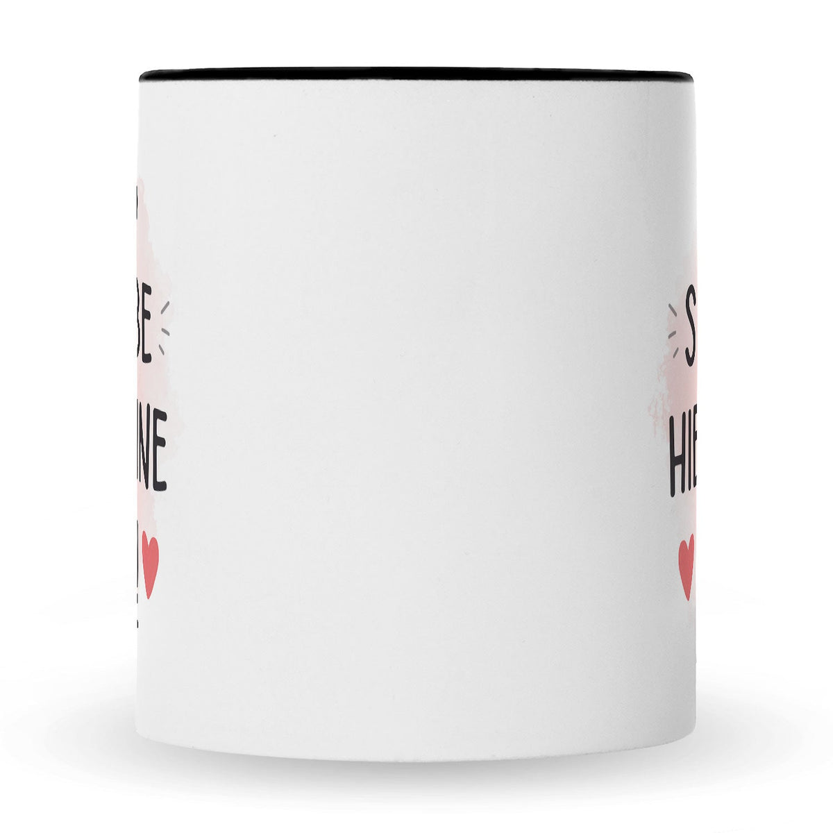 Bedruckte Tasse mit Spruch Wird scheiße ohne dich