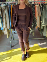 Blazer Viskose Braun Moro Größe L - L804-1900