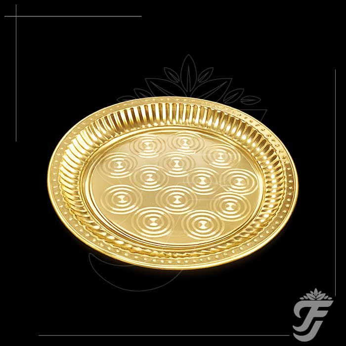 BRASS PLAIN PLATE product image 1