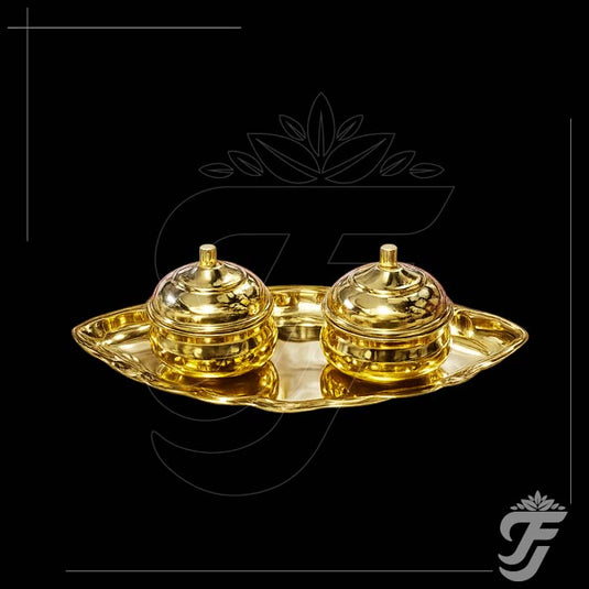 BRASS KUMKUM CHIMIL-TRAY product image 1