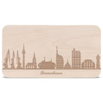 Frühstücksbrettchen Skyline Bremerhaven
