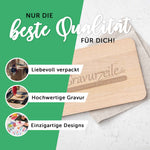 Frühstücksbrettchen aus Holz mit Gravur - Wunscherfüller - Weihnachtsdeko