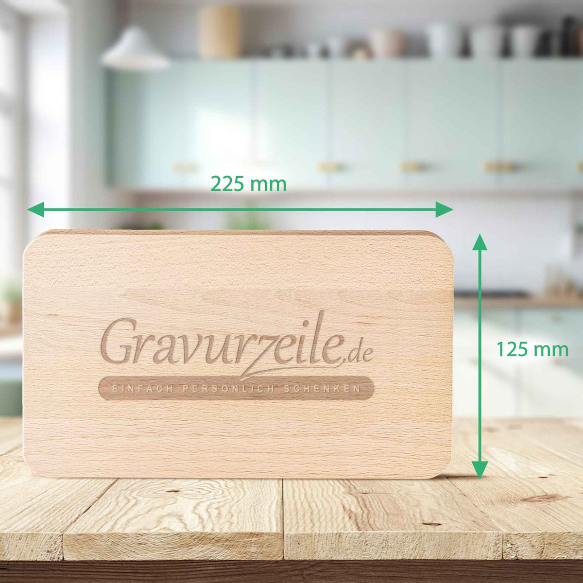 Frühstücksbrettchen aus Holz mit Gravur - Merry Christmas Oma - Weihnachtsdeko