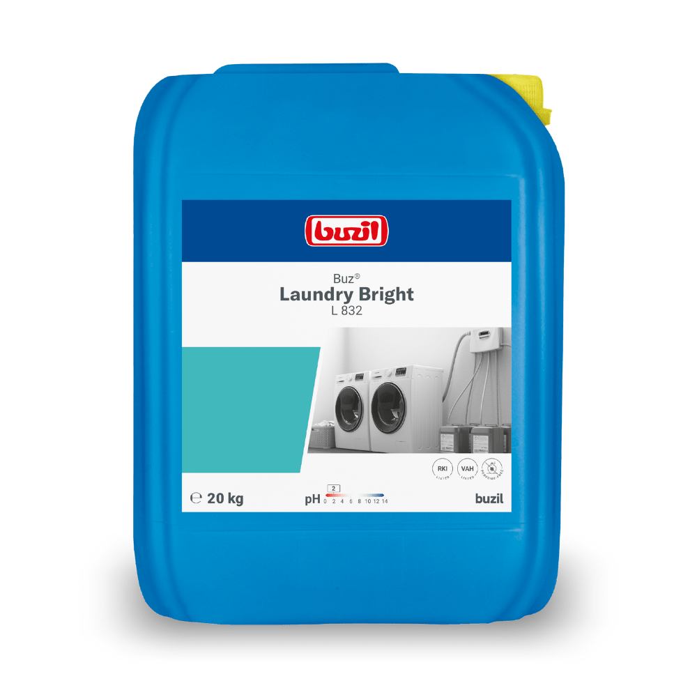 Buzil Buz® Laundry Bright L 832 Flüssige Bleich- und Desinfektionskomponente | Kanister (20 kg)