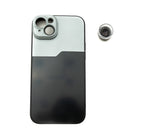 Super Makro Linse 30x 37 mm Mikroskop Filter mit Hülle für iPhone 15 Plus | System-S