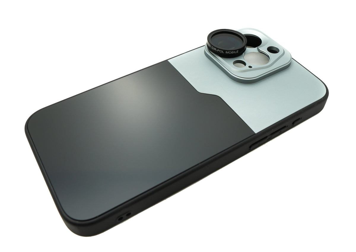 CPL Filter 37 mm Circular Polarizer Linse mit Hülle für iPhone 15 | System-S