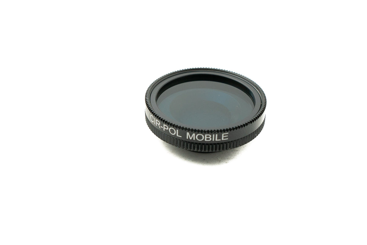 CPL Filter 37 mm Circular Polarizer Linse mit Hülle für iPhone 15 Plus | System-S