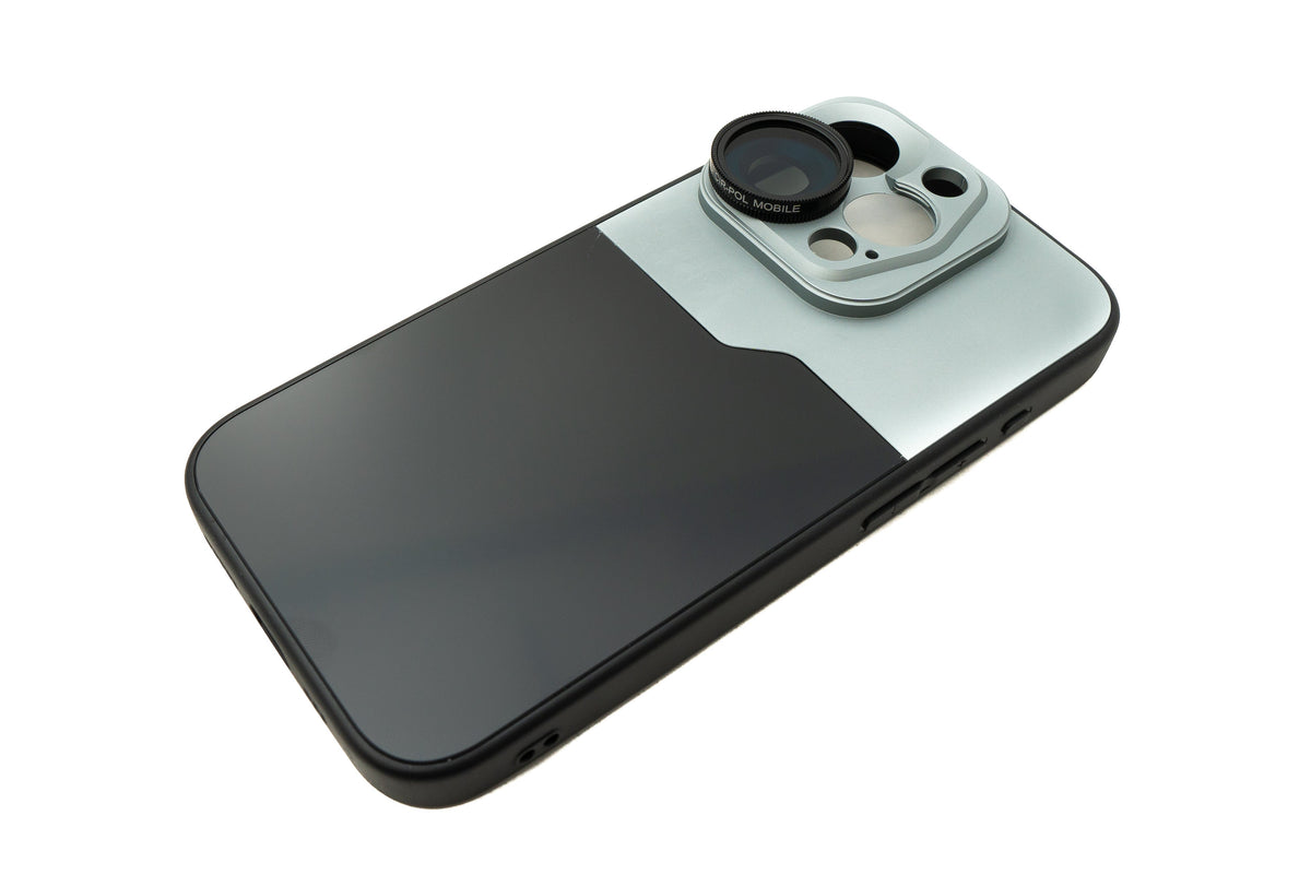CPL Filter 37 mm Circular Polarizer Linse mit Hülle für iPhone 15 Pro | System-S