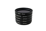 ND Filter Set 37 mm Neutraldichte mit Gewinde Hülle und Tasche für iPhone 15 Pro | System-S
