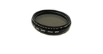 ND Vario Filter 37 mm 2 bis 400 Neutraldichte mit Gewinde Hülle für iPhone 15 Plus | System-S
