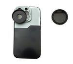 ND Vario Filter 37 mm 2 bis 400 Neutraldichte mit Gewinde Hülle für iPhone 15 Pro | System-S