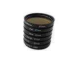Farbfilter Set 37 mm 6 Stück Farbe Linse Filter mit Gewinde Hülle für iPhone 15 | System-S