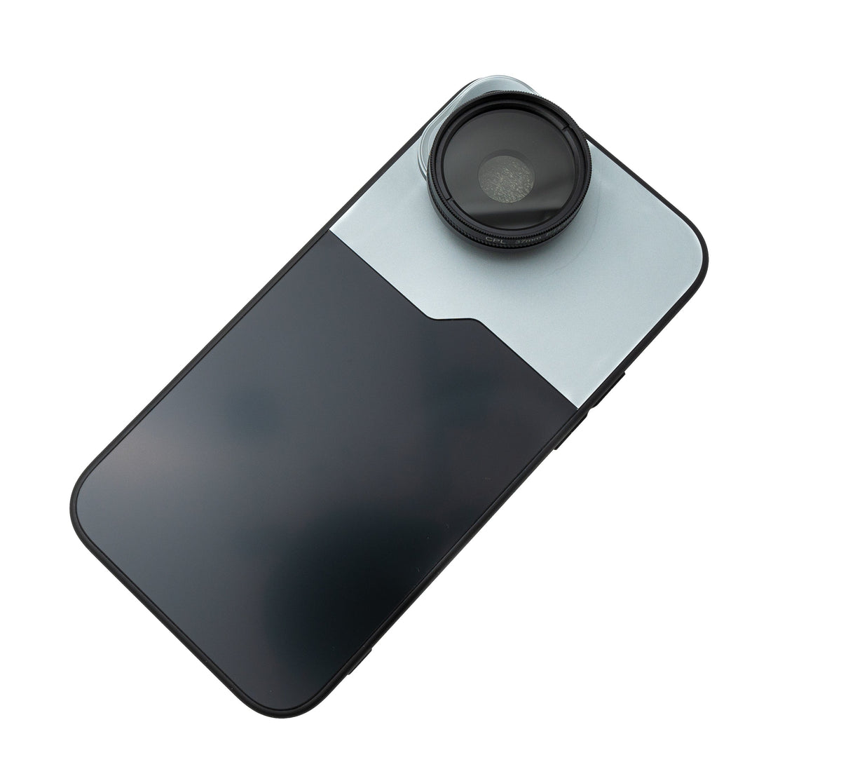 CPL Filter 37 mm Circular Polarizer Linse mit Gewinde Hülle für iPhone 15 Plus | System-S