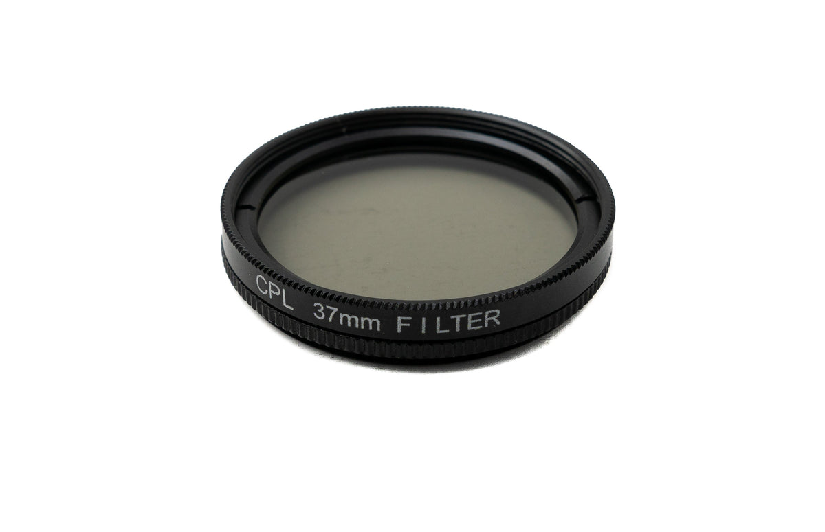 CPL Filter 37 mm Circular Polarizer Linse mit Gewinde Hülle für iPhone 15 Plus | System-S